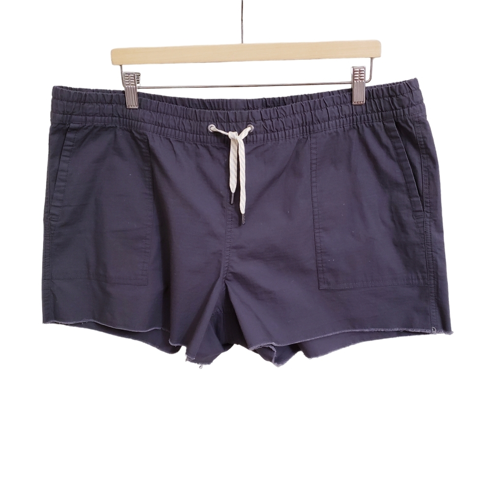 Vuori Navy Blue Drawstring Women's Shorts